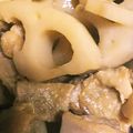 菊ちゃん☆彡's cooksnap of when they made 鶏肉と蓮根の煮物★蜂蜜とお酢wo使って.