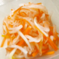 かたのさくら's cooksnap of when they made 正月は簡単 ゆずの香り 紅白なます.