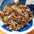 スーさん＠あきた's cooksnap of when they made ひき肉でネギ牛丼.