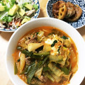 aiaiacco's cooksnap of when they made 【簡単】お家で出来る旨辛キムチチゲうどん.