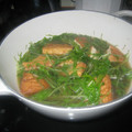 ｈｉｒｏｓａｔｏ's cooksnap of when they made ♪簡単に水菜と豆腐と揚げの煮.