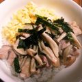 naoyumi☆'s cooksnap of when they made 鶏の照り焼き丼きのこ添え.