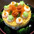 bulico's cooksnap of when they made お寿司ケーキ.