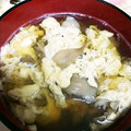 ユーロン's cooksnap of when they made 舞茸とふわふわ卵のすまし汁.