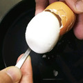 うしうし。's cooksnap of when they made 下準備は不要！新・ゆで卵の殻むき☆.
