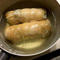 まゆブー's cooksnap of when they made 鶏もも肉で八幡巻き☆おせちやお弁当にも！.