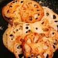 yosskoss's cooksnap of when they made 簡単おつまみ★れんこんチーズカリカリ.