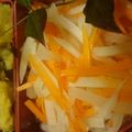 クックTWXBRU☆'s cooksnap of when they made 子供ウケする蟹の紅白なます～おせちに♪.
