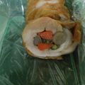 しんし～'s cooksnap of when they made 鶏もも肉で八幡巻き☆おせちやお弁当にも！.
