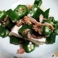ワンコ！'s cooksnap of when they made 簡単おつまみ★オクラとツナの冷奴.