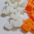 ゆけり３兄弟's cooksnap of when they made 簡単!!かわいい！ハートの飾り切り♪.