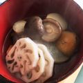 berineko's cooksnap of when they made 熊本風☆お雑煮.