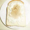 白いぐれーぷ's cooksnap of when they made なめたけチーズ☆オープンサンド.