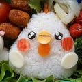 カリメロまま's cooksnap of when they made ❀簡単三角おむすびでにわとりさん❀.