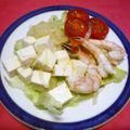 Jock's cooksnap of when they made 五箇山豆腐のくんせいと海老のマリネ.