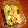 ocana's cooksnap of when they made とろんと柔らかい簡単サーモンマリネ.