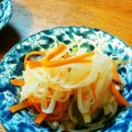 おーじゃす's cooksnap of when they made 【蕪と人参のなます】なますの作り方覚書.