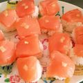 ジュラママ's cooksnap of when they made スモークサーモンの手毬寿司.