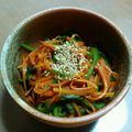 ビキナーもんちゃん's cooksnap of when they made にんじんとピーマンのきんぴら.