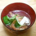 chou*'s cooksnap of when they made 京都のお台所から＊松茸のお吸い物.