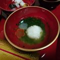 toco*'s cooksnap of when they made 離乳食お雑煮 お餅の代わりにもちもちご飯.