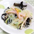 羽会梨亜's cooksnap of when they made 中華風 カラフル春雨サラダ.
