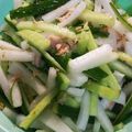 ayamerina☆'s cooksnap of when they made 混ぜるだけで簡単！大根と胡瓜のツナサラダ.