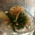 sakuhim's cooksnap of when they made お鍋の残りで♪白菜と春菊のおひたし.