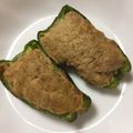ネコlife☆'s cooksnap of when they made ■糖質制限おからピーマン肉詰め簡単お弁当.