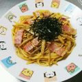 もぐ・ω・くま's cooksnap of when they made 牛蒡とベーコンの和風パスタ.