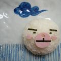 ちっち♡'s cooksnap of when they made キャラ弁☆しろくま君　.