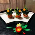 ゆゆ3101's cooksnap of when they made ＊お弁当やおせちに♪ちくわの門松＊.