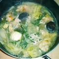 シロクマ♪'s cooksnap of when they made タラや鶏肉で☆みぞれ鍋（雪見鍋）.
