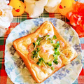 ももちゃんのれしぴ's cooksnap of when they made マヨネーズとかまぼこのトースト.