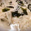 クックJ3BFZB☆'s cooksnap of when they made 糖質0麺で・わかめスープ麺☆.