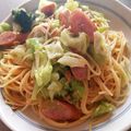 ♡Mira♡'s cooksnap of when they made フライパンひとつで☆超簡単キャベツパスタ.