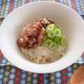 バカリャウ's cooksnap of when they made 豚肉の茹で汁で*豚粥*.
