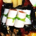 とこもこ家's cooksnap of when they made おせち@千枚漬けとサーモンの奉書巻き.