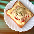 ふたごゆき's cooksnap of when they made 温玉とろーり♡トマト・チーマヨトースト♪.