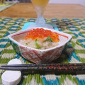 ダイナマイト漆黒's cooksnap of when they made お節料理）雪中南天(イクラのおろし和え).