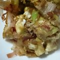 gizu's cooksnap of when they made おかかとワサビのアボカドクリームチーズ！.