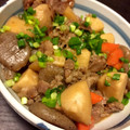 MARIsugar's cooksnap of when they made 自炊生活応援　牛肉とサトイモの煮物.
