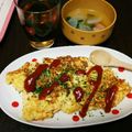 夕湖★'s cooksnap of when they made ふわもちっ★おからとチーズのオムレツ.