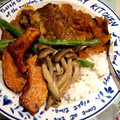 たなかno's cooksnap of when they made カレーと素揚げの野菜彩り.