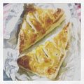 mimosa2015's cooksnap of when they made 冷凍パイシートでキャラメルバナナパイ.