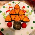 クックJHMAQT☆'s cooksnap of when they made 簡単　クリスマスに♪　のり巻きツリー.