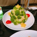 ワニたん's cooksnap of when they made ブロッコリーで作る簡単クリスマスツリー.