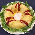 Rs＊kitchen's cooksnap of when they made X'Masに★リースのオムライス★.