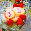 makichihua's cooksnap of when they made 卵一個でロールケーキ☆クリスマス☆.