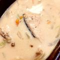 よろずやおよよ's cooksnap of when they made 鮭と白菜の食べるミルクスープ.